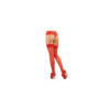 Bas nylon rouges coutures pour jarretelles 